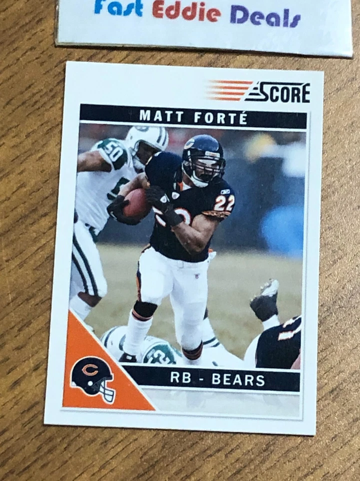 SCORE NFL FOOTBALL 2011 MATT FORTE CARD 56 CHICAGO BEARS EXCELLENT - Image 1 of 2