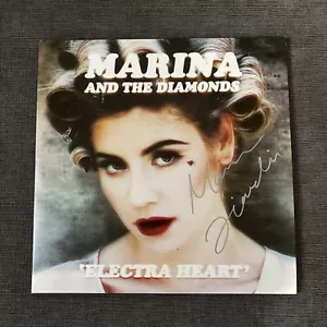 Marina and the Diamonds Signed Electra Heart Black 2LP Vinyl Record - Picture 1 of 7