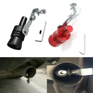 Universal Turbo Sound Exhaust Muffler Pipe Whistle Car Oversized Roar Maker XL - Foto 1 di 20