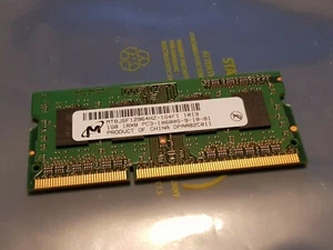 PC Micron 1GB RAM STICK Laptop 1RX8 PC3-10600S - Picture 1 of 2