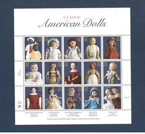 Sc # 3151 ~ Full Pane ~ 32¢ Classic American Dolls Issue - Picture 1 of 1
