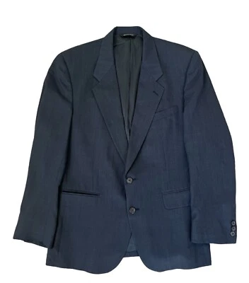 Christian Dior Monsieur мужской Sport пальто Blazer две пуговицы куртка 42R? Шерстяной синий - Изображение 1 из 4