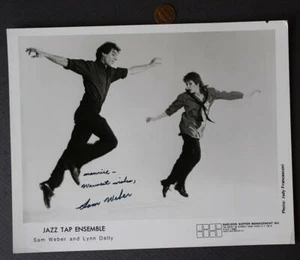 Jazz Tap Dance Ensemble Duo Sam Weber & Lynn Daily autographed photo VINTAGE---- - Picture 1 of 1