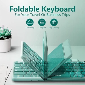 seenda Foldable Bluetooth Keyboard with Touchpad - Photo 1/5