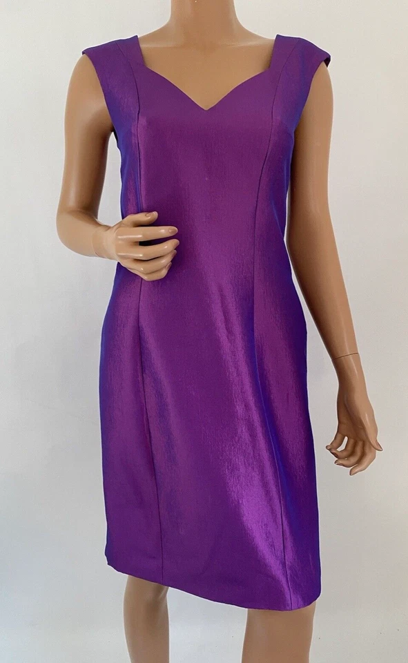B Michael America Red Collection size XS purple taffeta - Image 1 of 4