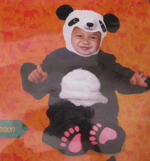 ANIMAL PLANET toddler baby plush Panda bear outfit costume HALLOWEEN NEW - Image 1 of 1