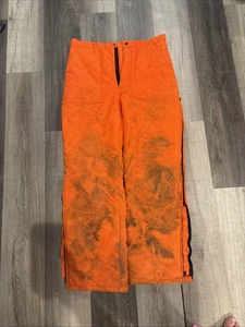 Winchester Schneehose Herren L Blaze Orange Jagd Schneehose gebraucht Verstärkung Knie - Bild 1 von 9