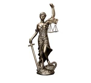 Lady of Justice Statue - Blind Goddess of Justice, Greek Roman Angel, 12 Inch... - Picture 1 of 6