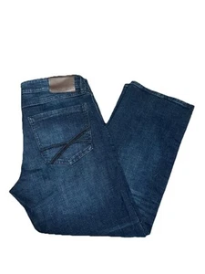 TK Axel Men's Slim Bootcut Stretch Jeans Medium Wash 36x30 Blue - Picture 1 of 7