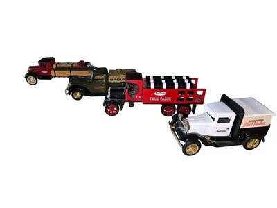 Vintage Lot Of 4 ERTL Ace True Value  Hardware Diecast 1:34 Bank - Image 1 of 4