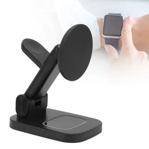 3 In 1 Magnetic Wireless Charger Stand 10W Foldable Wireless Charging Station FY - Zdjęcie 1 z 22