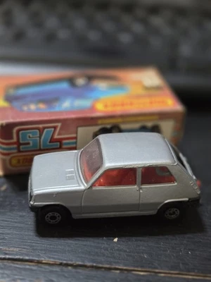 Matchbox Lesney Superfast No 21 RENAULT 5TL Silver - Image 1 of 4