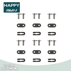 Juego de 6x 415 eslabones maestros de cadena para 2 ciclos 80cc bicicleta motorizada - Imagen 1 de 7