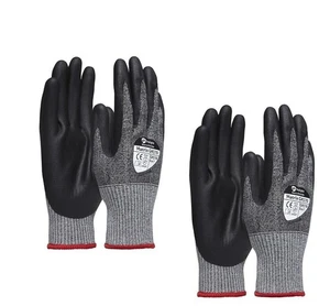Guantes recubiertos de palma de nitrilo resistentes al corte alto Polyco Matrix GH370 - Juego de 2 pares - Imagen 1 de 4