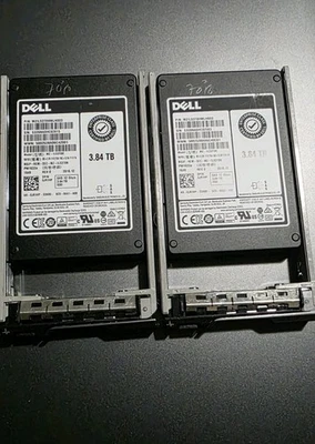 Dell JR1HP Samsung MZ-ILS3T8B 3.84TB 2.5" SAS SSD Good Health Grade B - Image 1 of 2