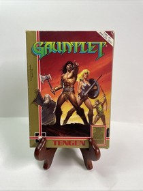 Nintendo NES Gauntlet Game  Complete With Box, Instruction Booklet And Poster