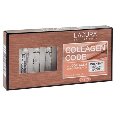 LACURA COLLAGEN CODE HYALURONIC ACID INTENSIVE SERUM TREATMENT 7X2ml 60+      - image 1 of 4
