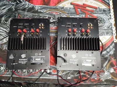 2x Kampo Sub100A Subwoofer Modul 100 Watt RMS - Bitte Beschreibung Lesen! - Bild 1 von 2
