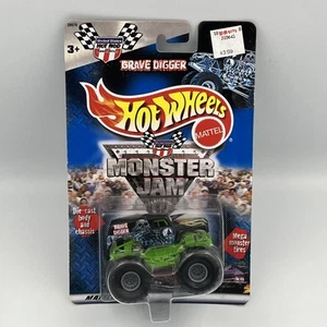 Hot Wheels Monster Jam GRAVE DIGGER 2000 fundido a presión escala 1/64 28070 (tarjeta larga) - Imagen 1 de 3