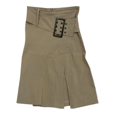 Morgan de Toi Vintage Tan Buckle Skirt - Size Small - Image 1 of 4