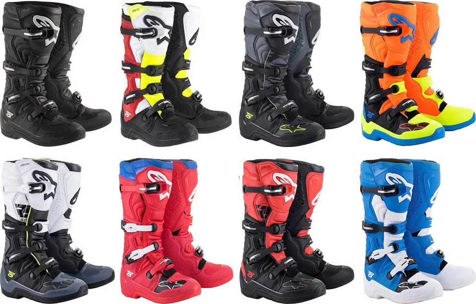 Botas Alpinestars Tech 5 - Motocross Motocicleta Todoterreno MX Montar ATV Motocicleta Foto 1 de 1