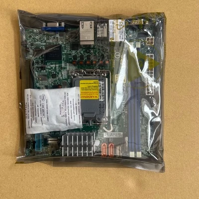 Supermicro X13SCL-IF ITX motherboard support E-2400 M.2 PCIe5.0x16 DDR5 LGA1700 - Image 1 of 4