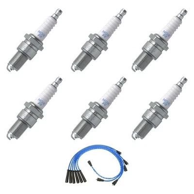 For Toyota Celica 79-81 NGK BNDL-0843-10000394 Spark Plug Wire & Spark Plug Kit Foto 1 de 4