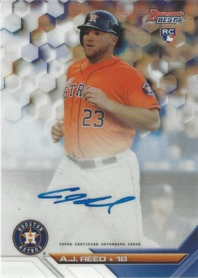 2016 Bowman's Best A.J. REED Refractor Rookie SP Auto B16-AR - Image 1 of 2