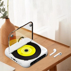 Wireless CD Player with LCD Display and 2000mAh Battery for Music Lovers - Photo 1/16