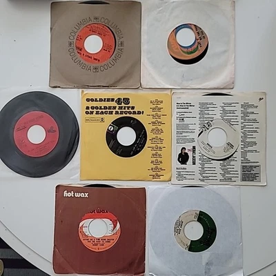 Lot Of 7 Soul Funk 45s Stax Abc Hot Wax Spring Columbia - Image 1 of 4