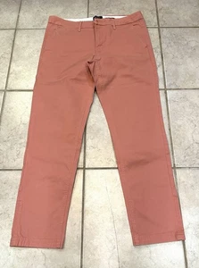 NEU Ben Sherman Slim Fit Stretch Chino Hose Herren 33x32 dunkelrosa Freizeithose - Bild 1 von 12