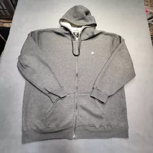 Beverly Hills Polo Club Hoodie Mens 2XL Gray Full Zip Sweatshirt Long Sleeve - Picture 1 of 9