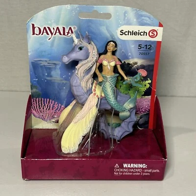 SCHLEICH 70557 BAYALA Isabelle Mermaid Figure riding Seahorse NEW - Image 1 of 4