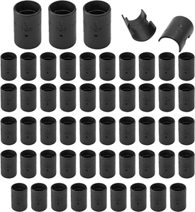 52 Pcs 1 Inch Wire Shelf Clips, Plastic Shelf Lock Clips for 1" Post Shelving, H - Picture 1 of 12