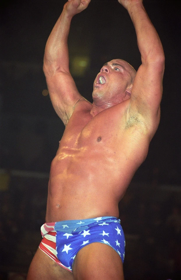 KURT ANGLE VINTAGE 8x10 COLOR PHOTO ROH ECW WWF NXT AEW NXT WWE - Image 1 of 1