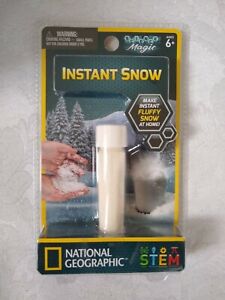 National Geographic Science Magic Instant Fluffy Snow At Home Kit STEM
