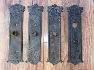 Unión de hierro fundido ornamental interior original históricamente importante de principios de la década de 1890 Foto 1 de 4