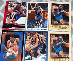 NBA Lot Allan Houston 6 Cards New York Knicks Upper Deck Fleer Topps - Picture 1 of 3