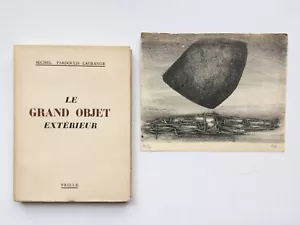 FARDOULIS-LAGRANGE " Le grand objet extérieur " NUM. 1/50 avec LITHO de UBAC - Picture 1 of 3