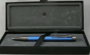 Monteverde Ritma Blue & Gunmetal Ballpoint Pen - New In Box! - Picture 1 of 4