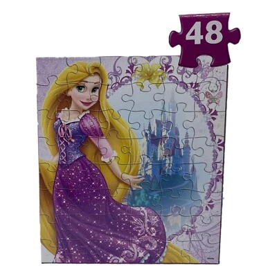 Rompecabezas de 48 piezas Tangled Rapunzel Disney Princess divertido 10,3" x 9,1" T1 Foto 1 de 4