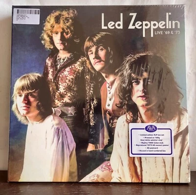 Led Zeppelin Live ‘69&’73 Box Set. SEALED NEW COPY 4LP’s - Image 1 of 4
