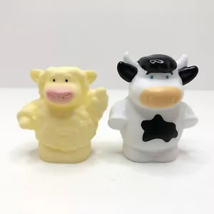 TOMY ERTL John Deere Sheep & Cow Farm Barn Animal Replacement 2” Figure Toy Lot - Picture 1 of 12