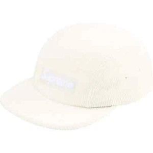 Supreme Corduroy Camp Cap White - Picture 1 of 2