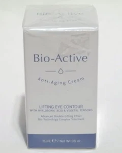 2 X CREMA CONTORNO DE OJOS LIFTING ANTIEDAD BIO-ACTIV CON HIALURÓNICO 0,5 OZ - Imagen 1 de 5