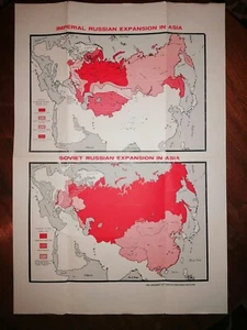 2 maps of Russian/Soviet imperial expansion - Picture 1 of 4