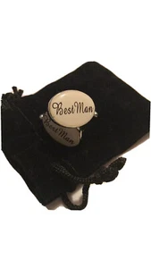 Best Man Cuff Links Wedding Bachelor Gifts - Picture 1 of 4