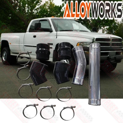 For 1994-2002 Dodge Ram 2500/3500 5.9L Cummins Diesel Intercooler Pipes&Boot Kit - Image 1 of 4