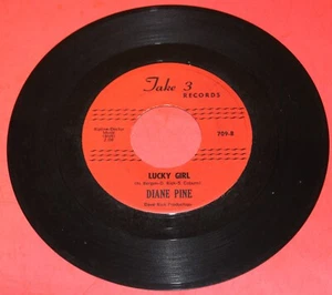 DIANE PINE "Lucky Girl" / "Your Love is Mine" VERY RARE NORTHERN SOUL NM HEAR IT - Imagen 1 de 2