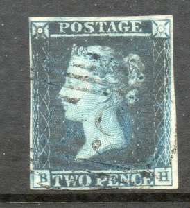 GB QV SG15 2d azul profundo USADO Cat £100+ Sujetador 4 márgenes - Imagen 1 de 2